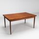 Niels Otto Moller large extendable dining table rosewood Denmark 1960