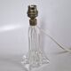 Pied de lampe cristal Art Déco 1950