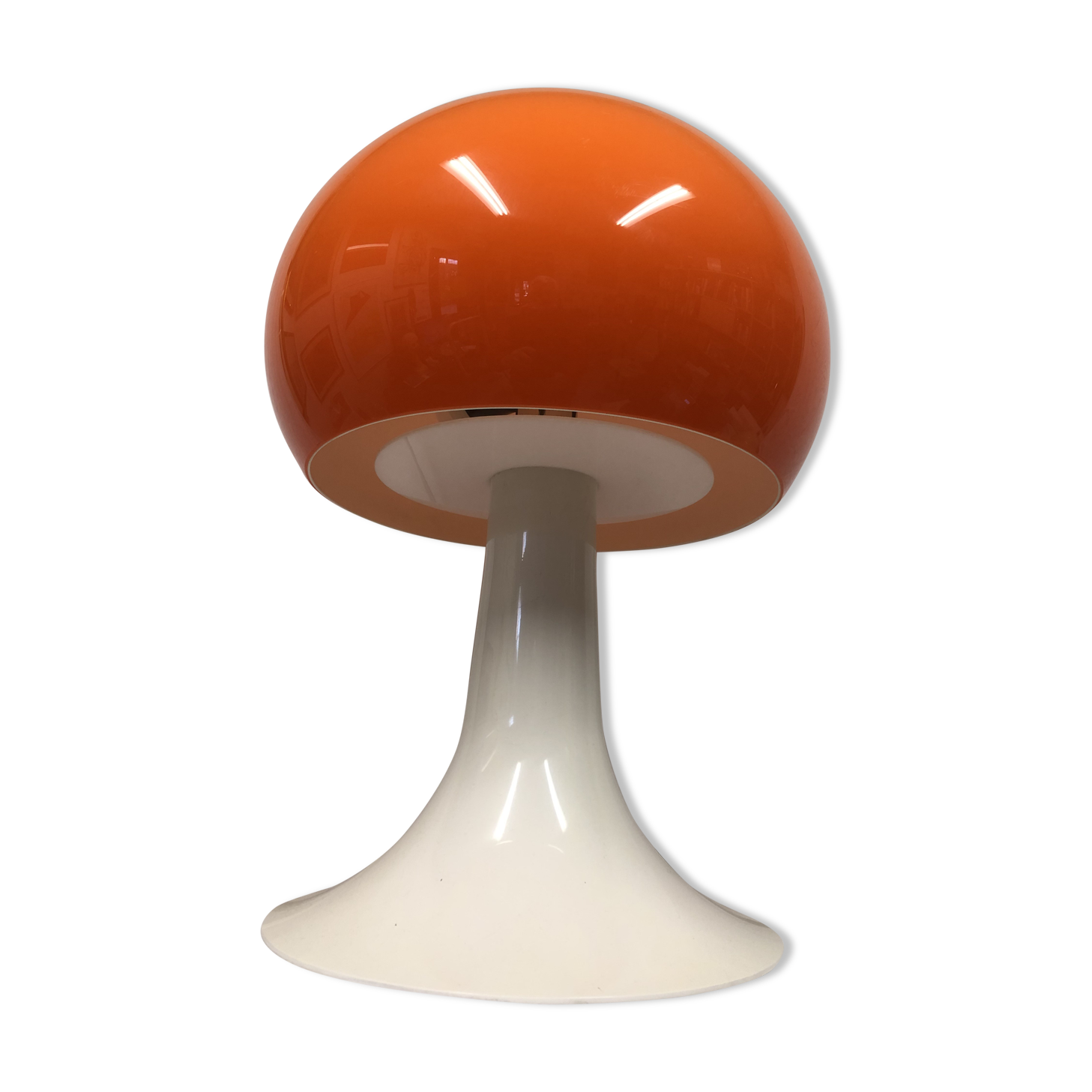 70s mushroom lamp