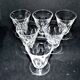Set of 6 Saint-Louis flat-ribbed cut crystal goblet wine glasses? close Talleyrand 8.5cm