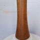 Louis Kalff pendant lamp ep 1960 Scandinavian glass and teak