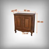 Solid oak sideboard, Louis XV style – Mid-19th century