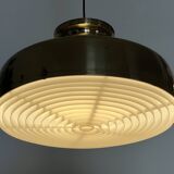 Large brass pendant light. Sweden 1960s