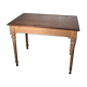 Table vintage bois avec tiroir et tablette