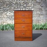 Commode à tiroirs avec miroir intégré