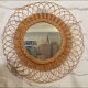 Rattan mirror D 45cm