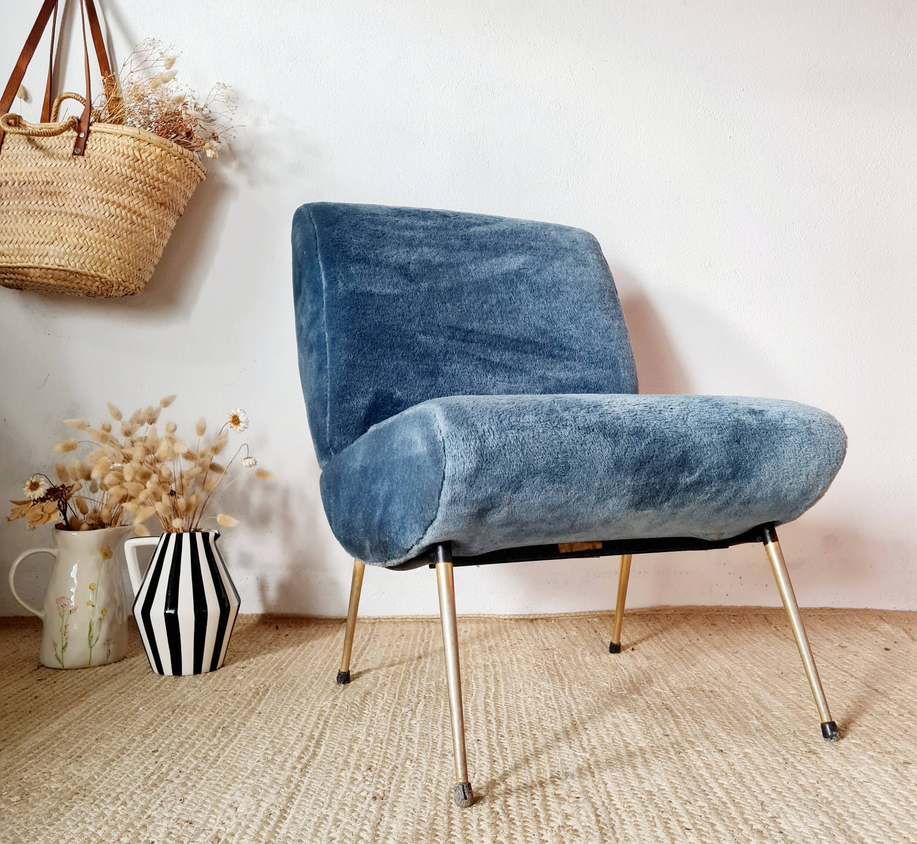 Fauteuil Kiss Pelfran bleu
