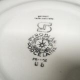 6 assiettes à dessert en porcelaine Pyroblan