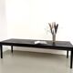 Large burnt wood table Shou Sugi Ban - 300 x 90 cm