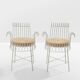 Mathieu Matégot paire de chaises Cap d’Ail 1950s