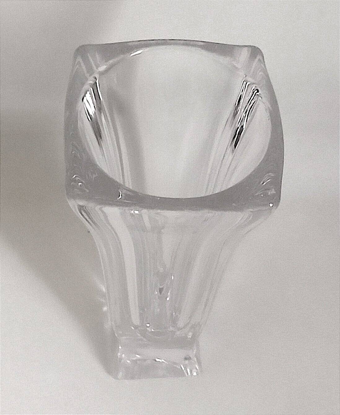 Crystal vase from Vannes 1950s Height 29 cm