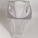 Crystal vase from Vannes 1950s Height 29 cm