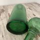 Old cracked glass carafe