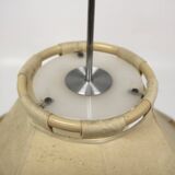 Scandinavian leather pendant light "Anna", Ateljé Lyktan, Sweden, 1970