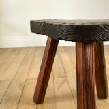 Cowherd stool tripod brutalist style 40s-50s