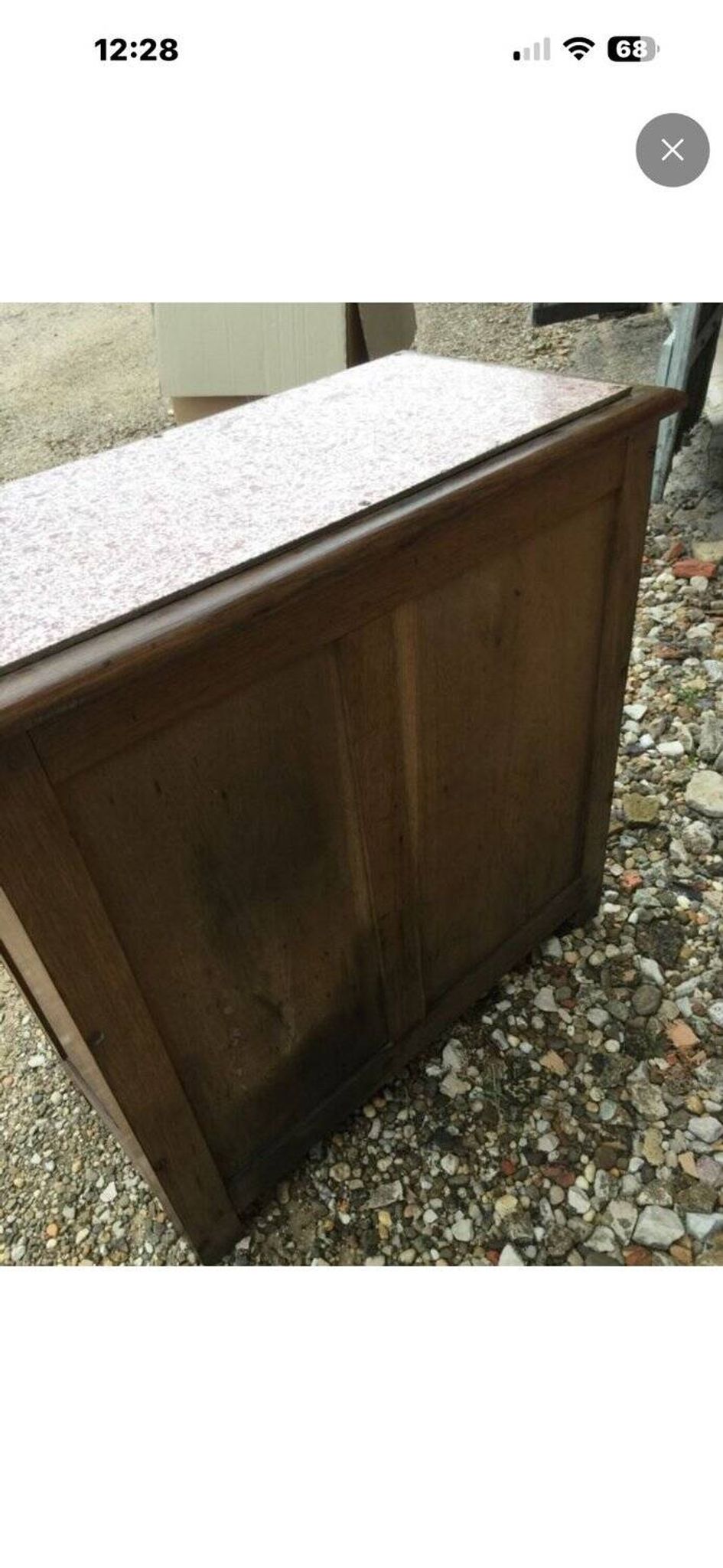 Mado Buffet in Solid Oak — French Domestic Style from the 1950s