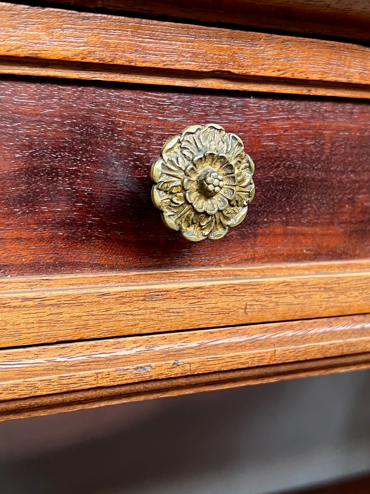 Side table empire style mahogany, 19th century