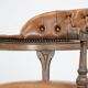 Chaise de bureau chesterfield en cuir de vache classique et intemporelle de style anglais