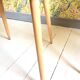 Trio de chaises scandinaves en velours