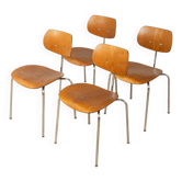 Chaises Egon Eiermann SE 68, ensemble de 4