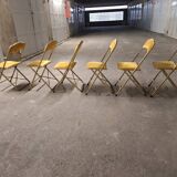 6 vintage opera folding chairs