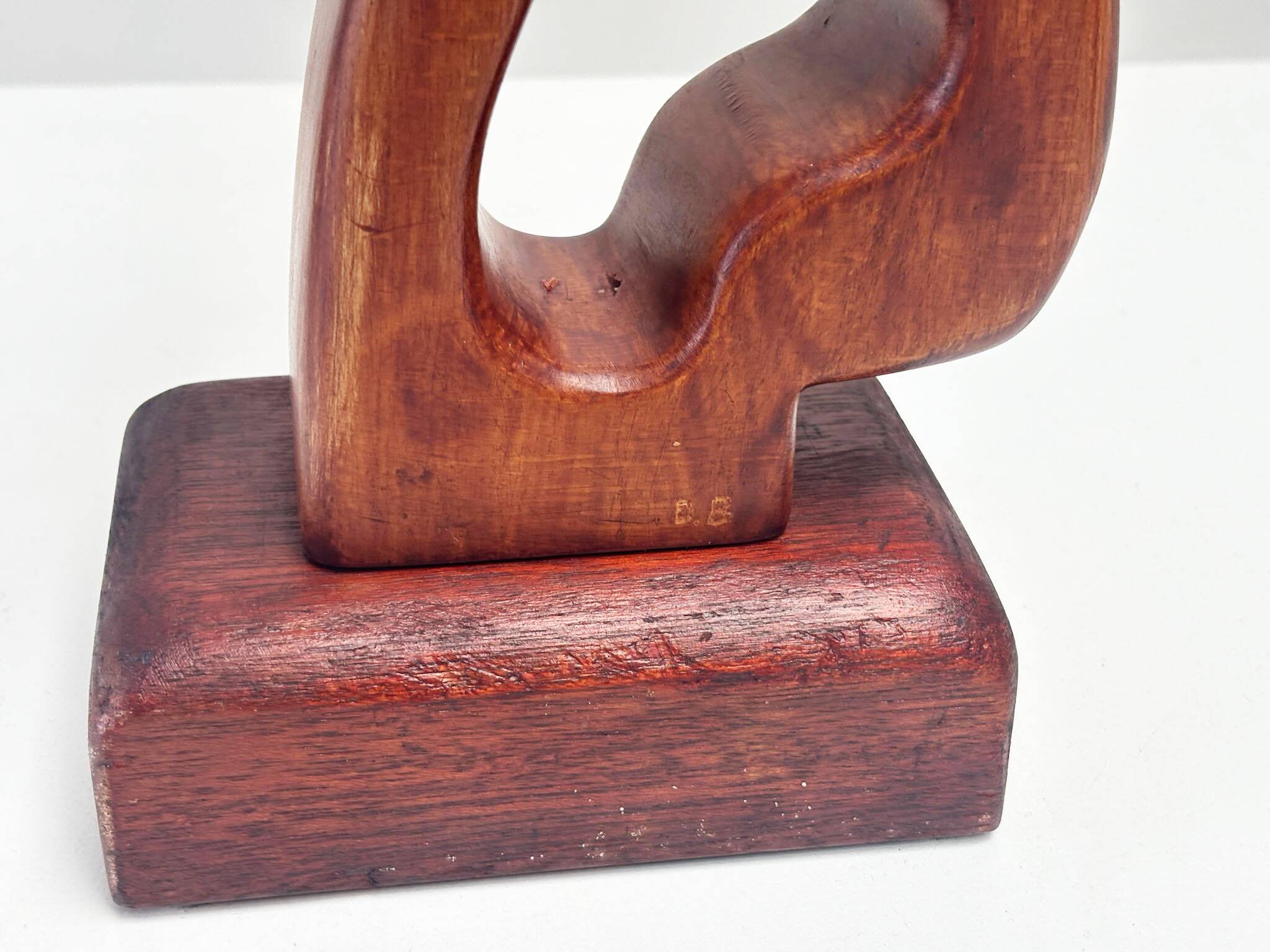 Free form wooden sculpture