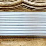 Chrome and glass tube wall light Petitot Genet and Michon c 1950