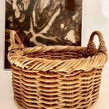 Painting 1972 under glass, metal frame