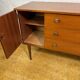 Mid Century Retro Teak Small Sideboard by Schreiber (Circa 1960)  A stylish