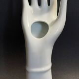 White porcelain soliflore ring holder Limoges France 20th century