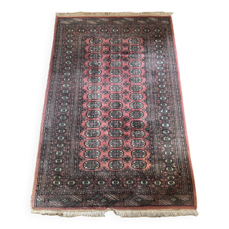 Tapis persan vintage rose