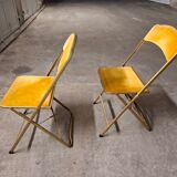 6 vintage opera folding chairs