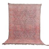 Vintage Handmade Moroccan Rug 188 x 283 cm - Berber rug - Old moroccan rug