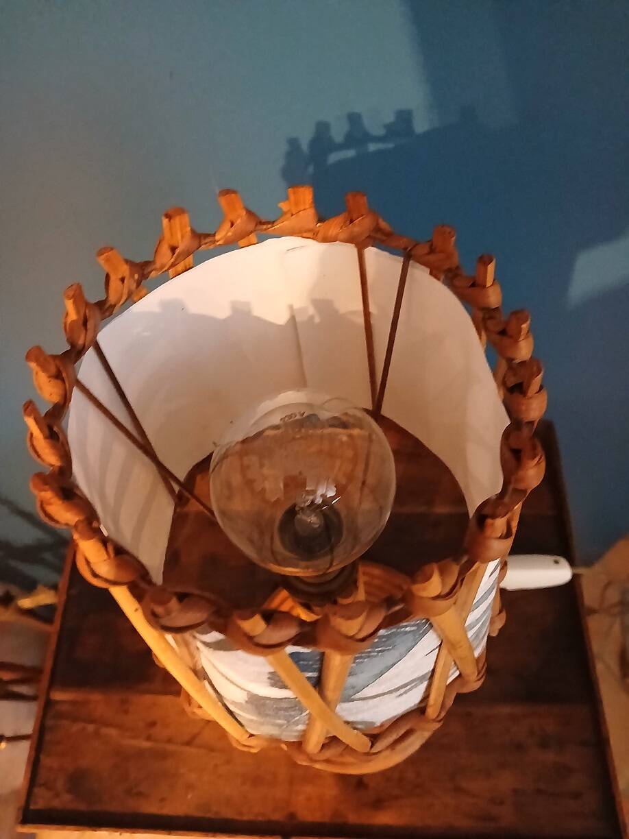 Louis Sognot Bamboo Lamp