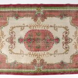 Flower Design Oushak Turkish Floral Rug SKU 2645