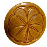 Vallauris, 20th century clover decoration trivet