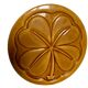 Vallauris, 20th century clover decoration trivet
