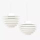 Pair of Verona lamps, design by S. Middelboe for Lyfa, Denmark 1968