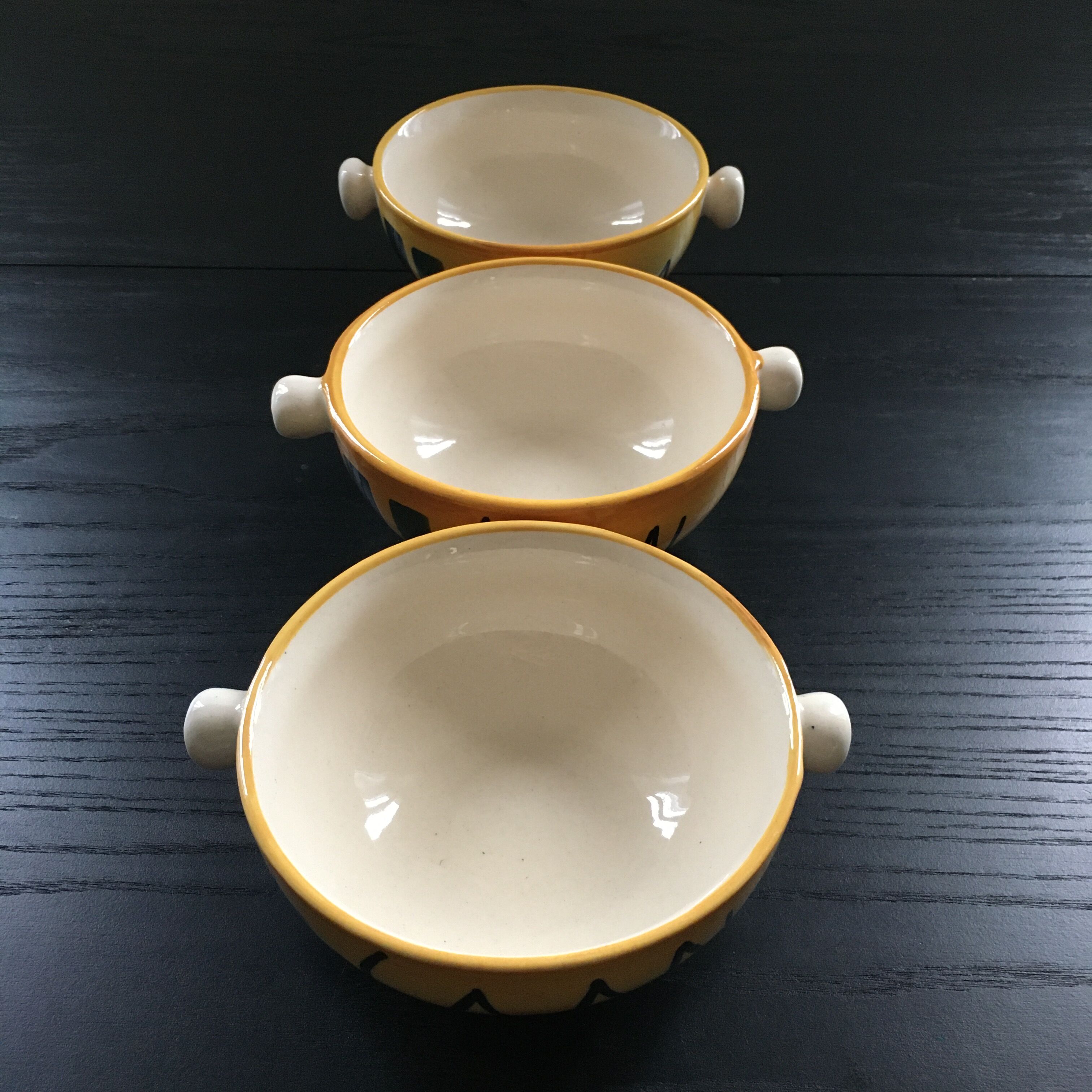 Lot de 3 coupelles 50´s