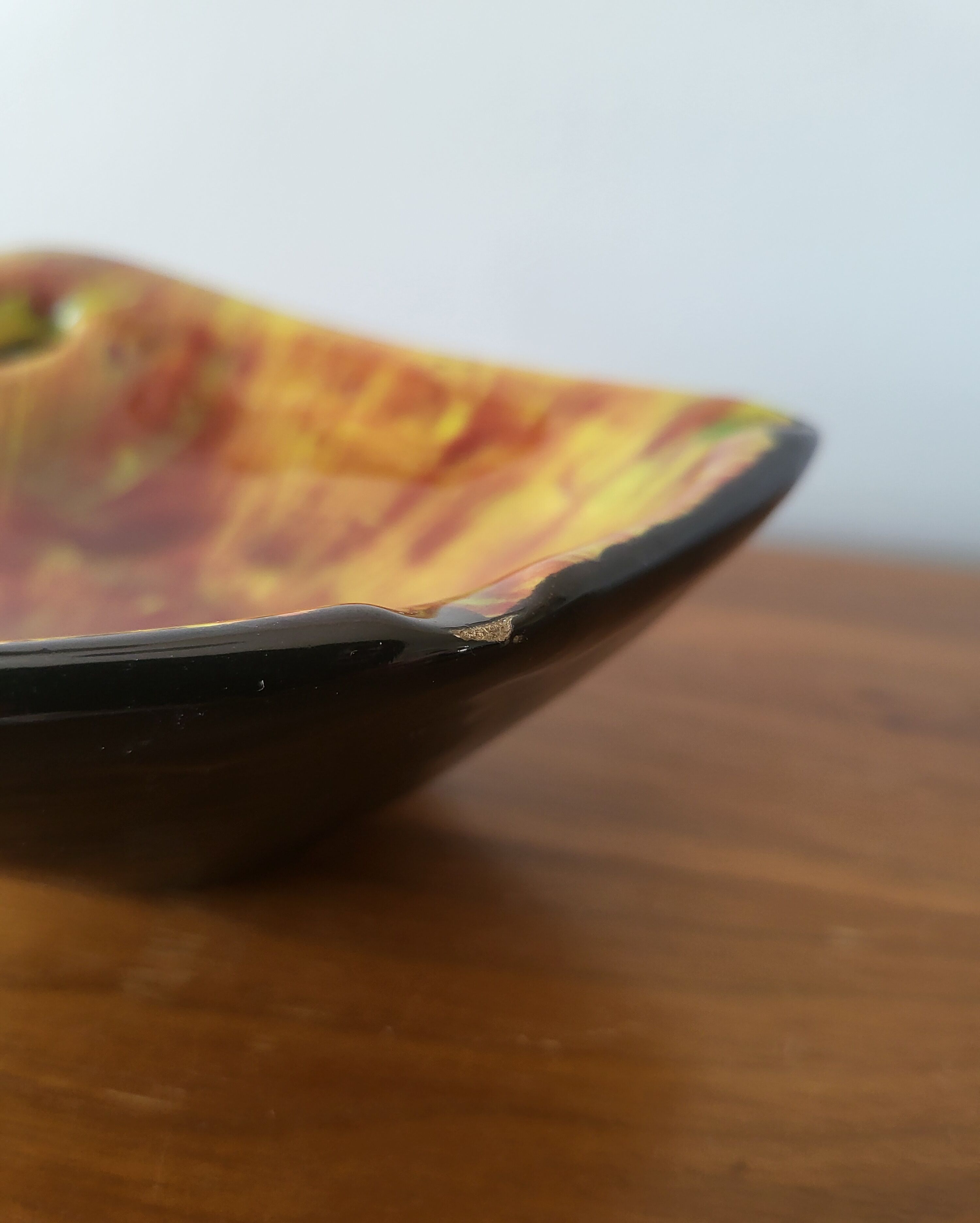 Vintage Ceramic Ashtray Pocket Tray