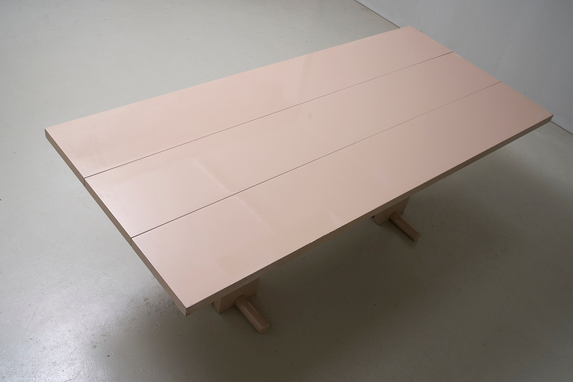 Postmodern dining table in memphis style, itlay 1980