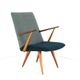Fauteuil Akerblom bicolore - design scandinave - moderne du milieu du siècle