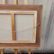 Framed oil on canvas signed Riotte seaweed collector L 81.5 cm Brittany Finistère