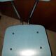 Paire de chaises en formica bleu pastel vintage