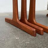 Nest of teak tables from the mid-century by Vildbjerg Møbelfabrik, 1960s, set of 3.