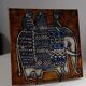 Ceramic plaque series Unik, Elephant by Lisa Larson - Gustavsberg