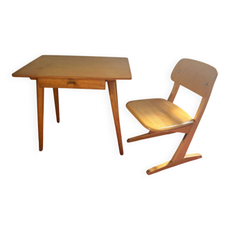 Child's desk and chair set