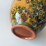 Terracotta jar shaped vase