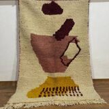 Handwoven wool Berber rug 150/250 cm