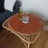 Rattan coffee table